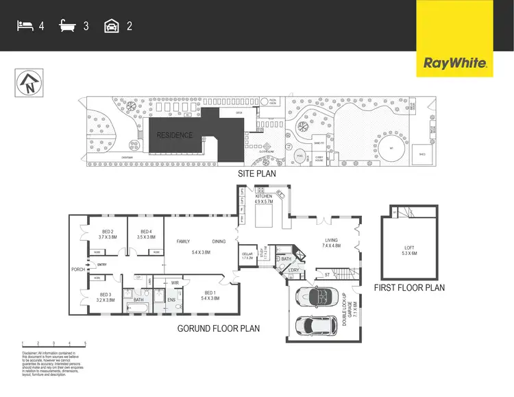 Floorplan of Homely house listing, 25 Morning Street, Gundaroo NSW 2620