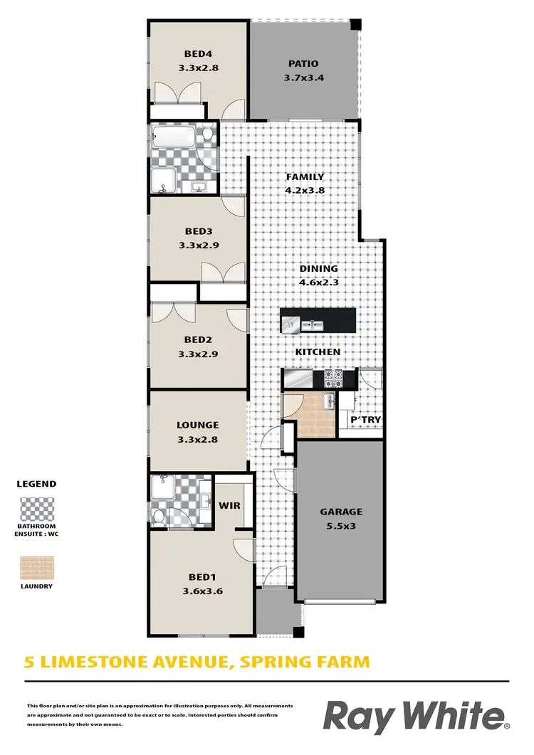 Floorplan of Homely house listing, 5 Limestone Avenue, Spring Farm NSW 2570