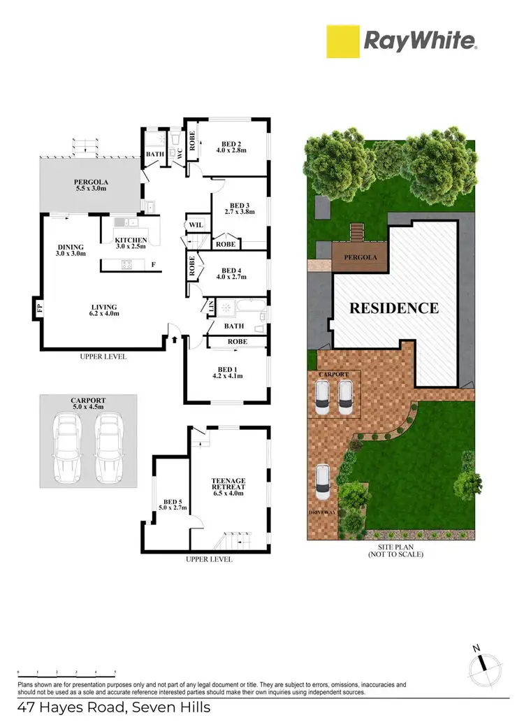 Floorplan of Homely house listing, 47 Hayes Road, Seven Hills NSW 2147