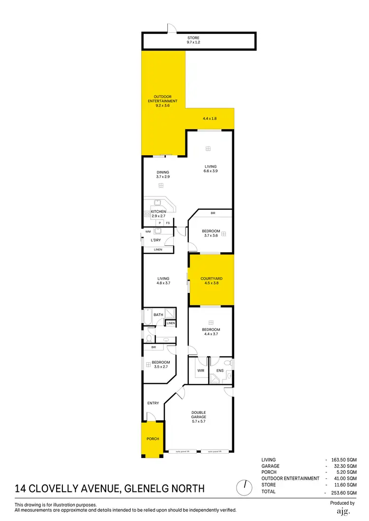 Floorplan of Homely house listing, 14 Clovelly Avenue, Glenelg North SA 5045
