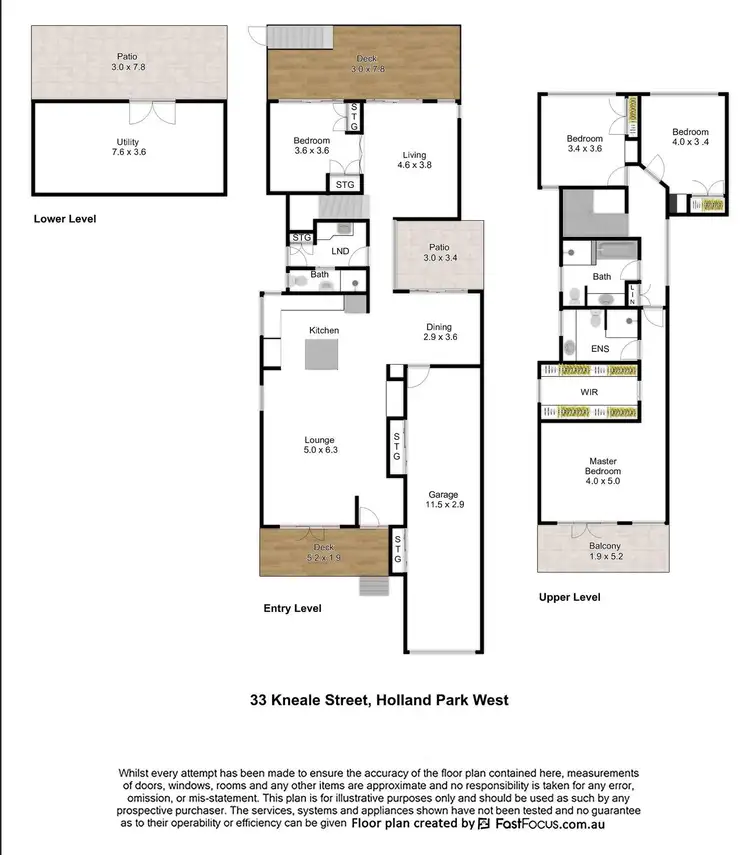 Floorplan of Homely house listing, 33 Kneale Street, Holland Park West QLD 4121