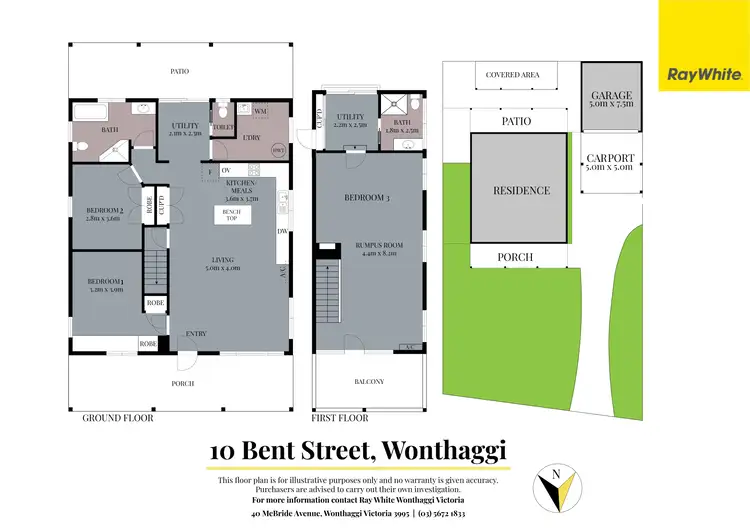 Floorplan of Homely house listing, 10 Bent Street, Wonthaggi VIC 3995