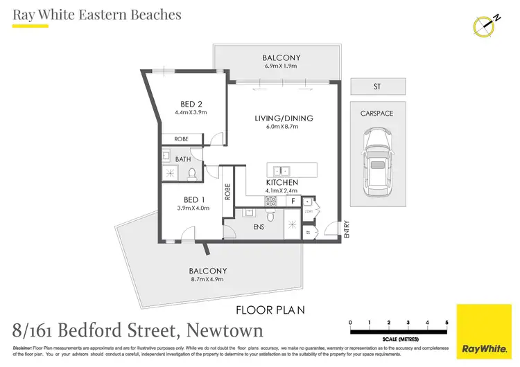 Floorplan of Homely apartment listing, 8/161 Bedford Street, Newtown NSW 2042