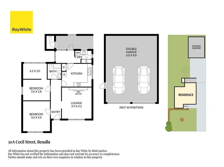 Floorplan of Homely house listing, 30A Cecil Street, Benalla VIC 3672