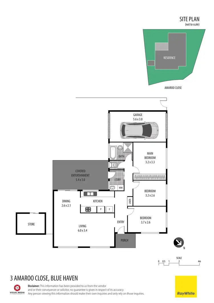 Floorplan of Homely house listing, 3 Amaroo Close, Blue Haven NSW 2262