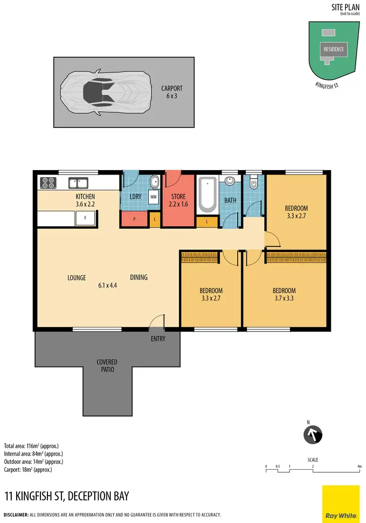 Floorplan of Homely house listing, 11 Kingfish Street, Deception Bay QLD 4508