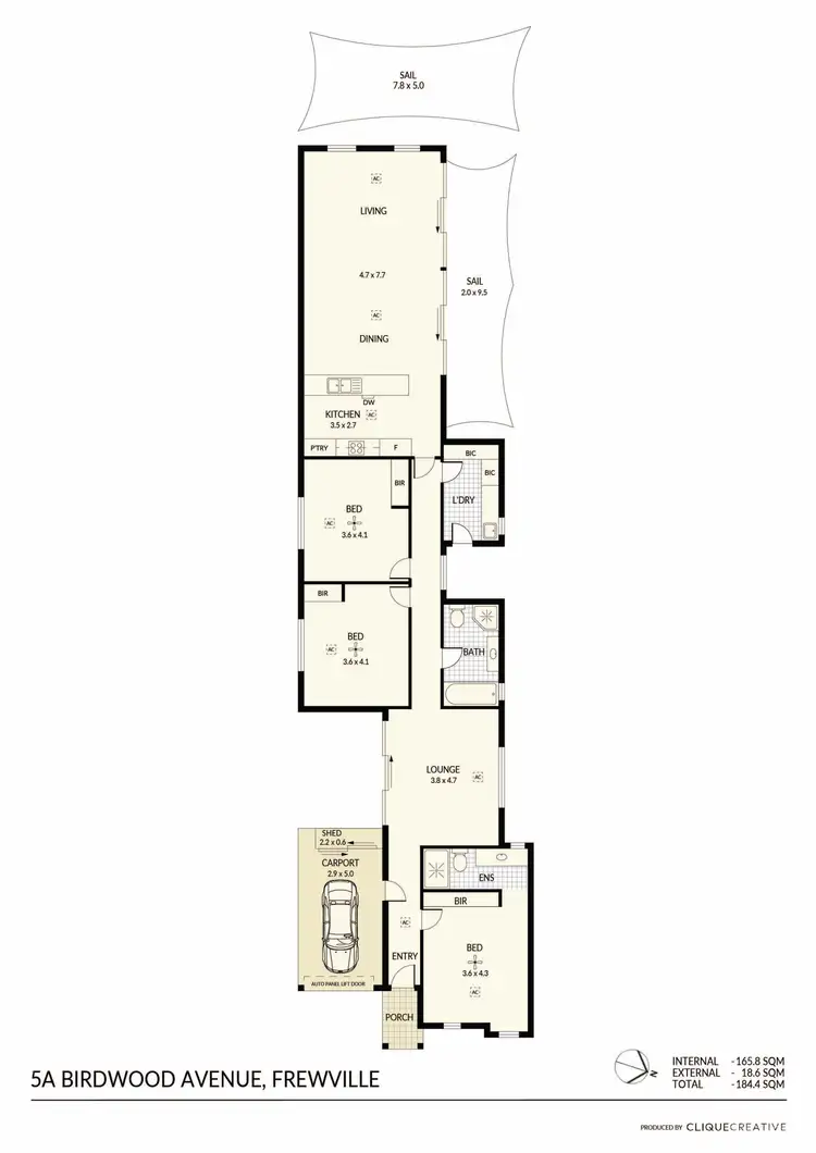 Floorplan of Homely house listing, 5A Birdwood Avenue, Frewville SA 5063