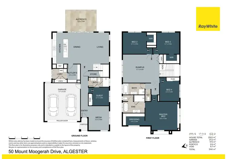 Floorplan of Homely house listing, 50 Mount Moogerah Drive, Algester QLD 4115