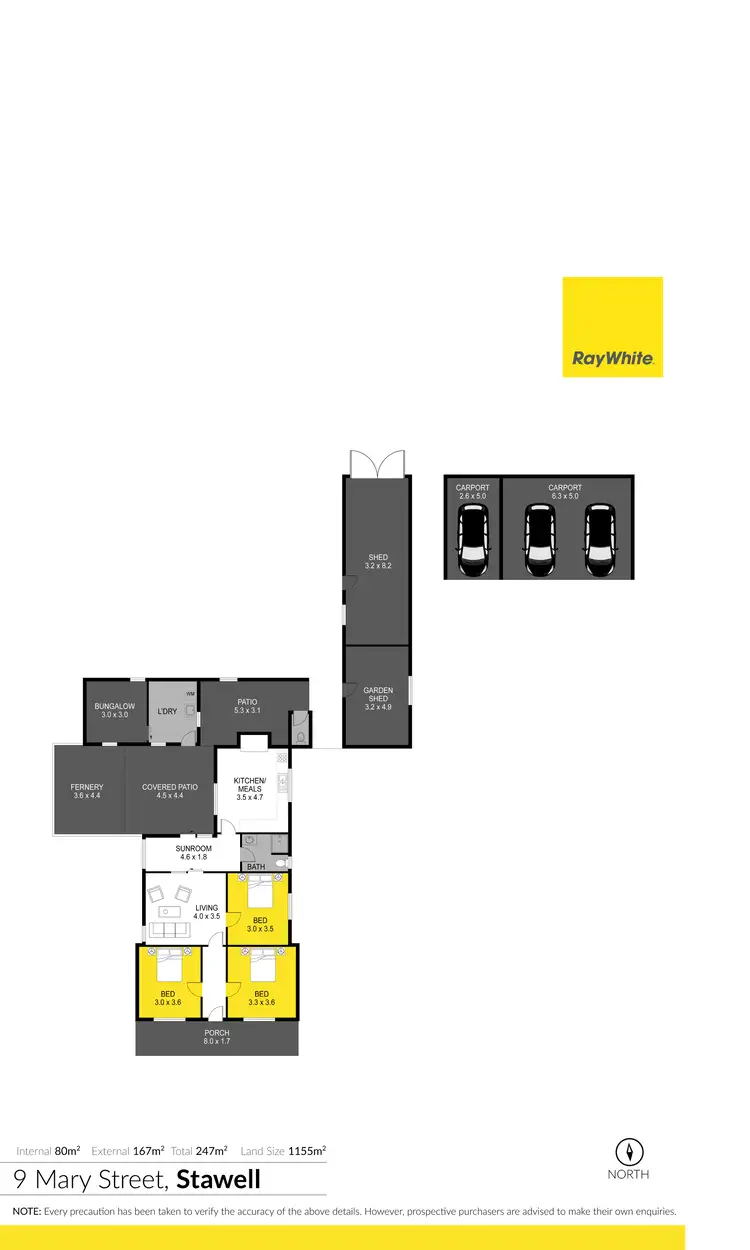 Floorplan of Homely house listing, 9 Mary Street, Stawell VIC 3380