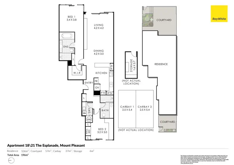 Floorplan of Homely house listing, 18/21 The Esplanade, Mount Pleasant WA 6153