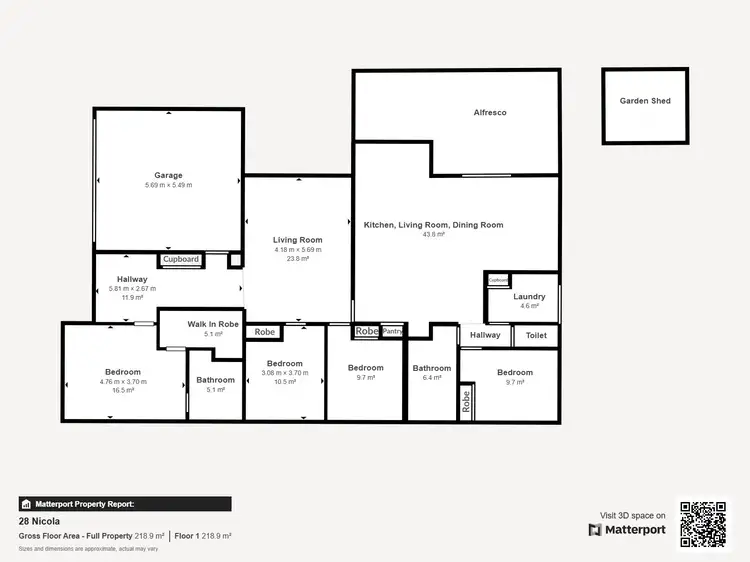 Floorplan of Homely house listing, 28 Nicola Place, Lavington NSW 2641