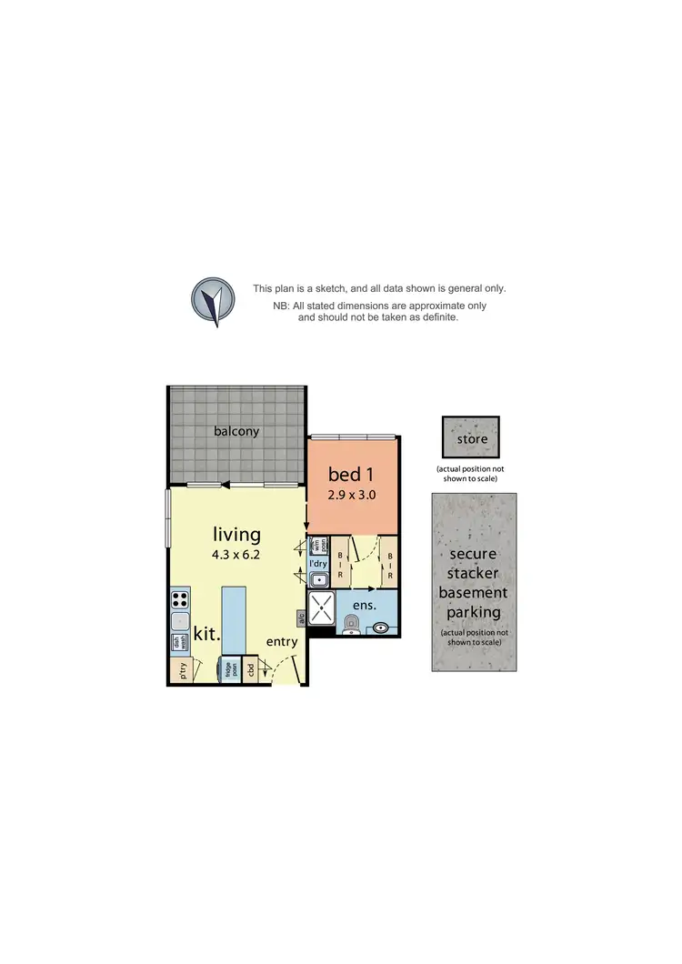 Floorplan of Homely apartment listing, 313/7 Red Hill Terrace, Doncaster East VIC 3109