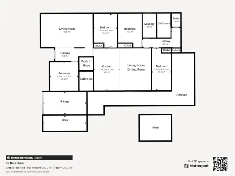 Floorplan of Homely house listing, 35 Baranbale Way, Springdale Heights NSW 2641