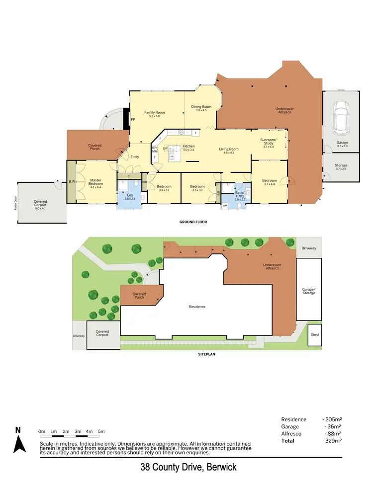 Floorplan of Homely house listing, 38 County Drive, Berwick VIC 3806