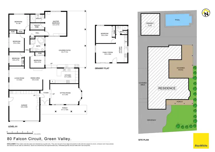Floorplan of Homely house listing, 80 Falcon Circuit, Green Valley NSW 2168