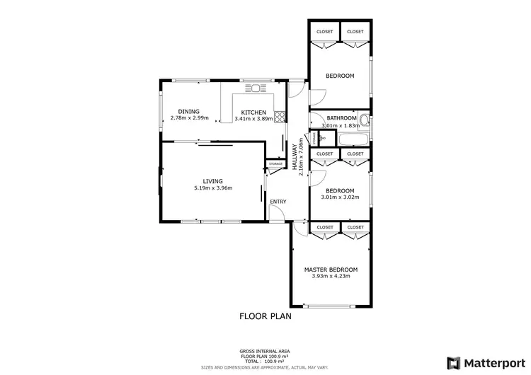 Floorplan of Homely rural property listing, 133 Winery Road, Tresco West VIC 3584