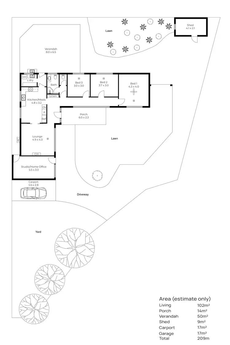 Floorplan of Homely house listing, 13 Grey Street, Mile End SA 5031