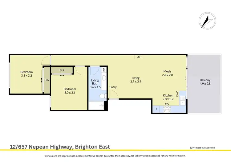 Floorplan of Homely apartment listing, 12/657 Nepean Highway, Brighton East VIC 3187
