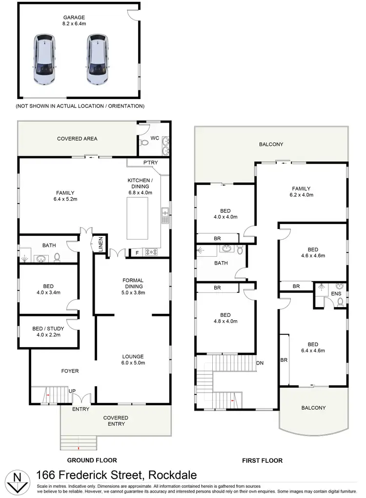 Floorplan of Homely house listing, 166 Frederick Street, Rockdale NSW 2216