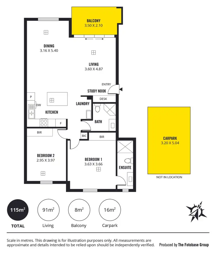 Floorplan of Homely house listing, 3/6a Tyne Place, Unley SA 5061