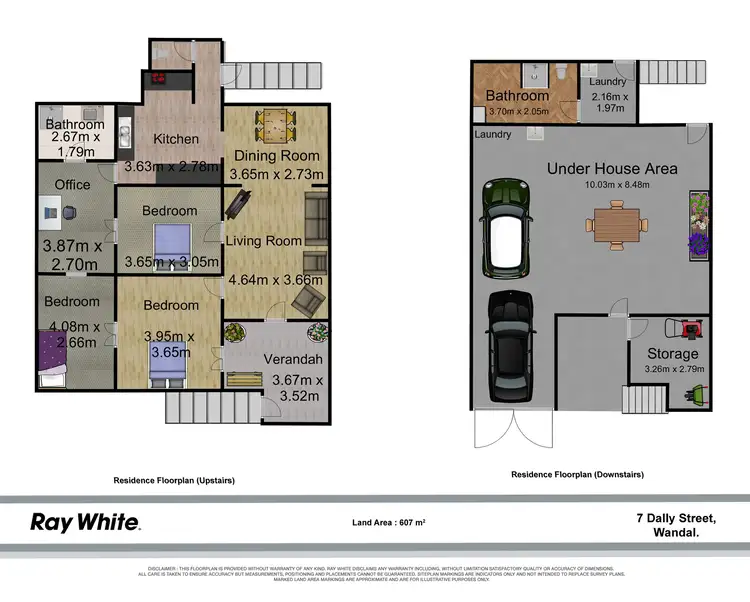 Floorplan of Homely house listing, 7 Dally Street, Wandal QLD 4700