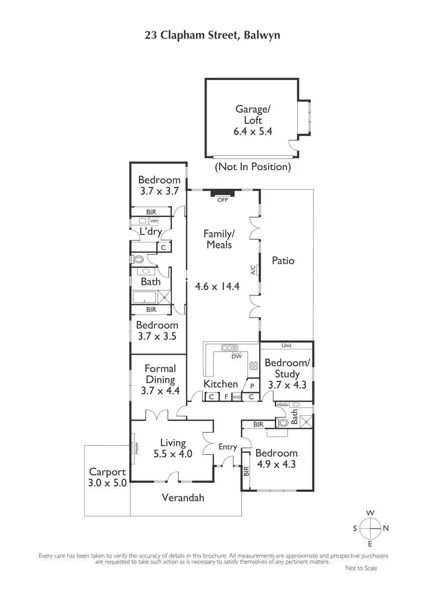 Floorplan of Homely house listing, 23 Clapham Street, Balwyn VIC 3103