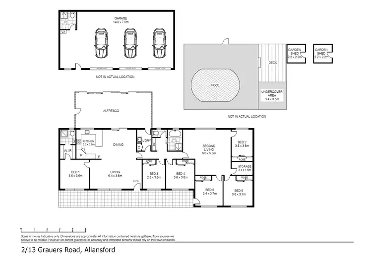 Floorplan of Homely house listing, 2/13 Grauers Road, Allansford VIC 3277