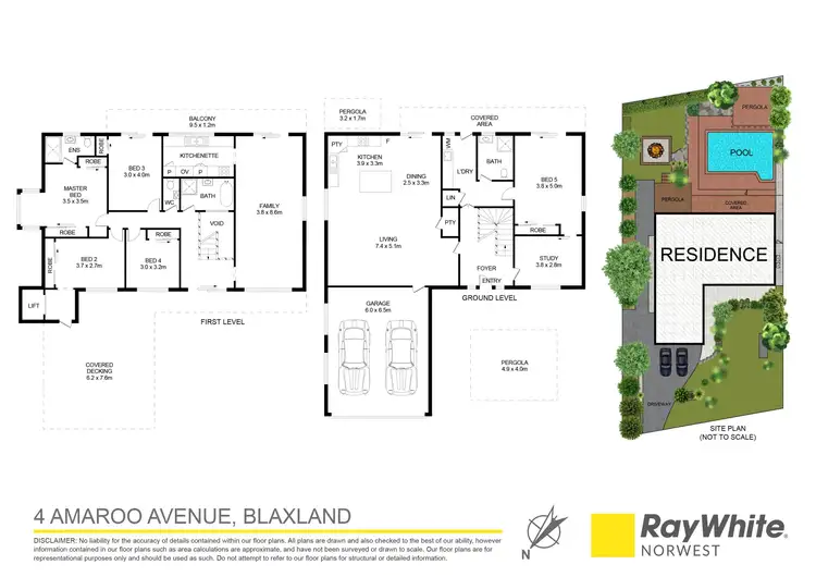 Floorplan of Homely house listing, 4 Amaroo Avenue, Blaxland NSW 2774
