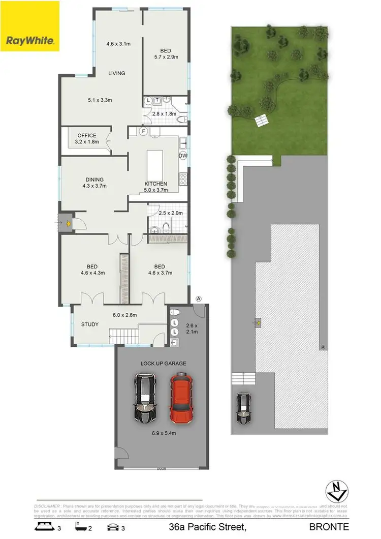 Floorplan of Homely house listing, 36A Pacific Street, Bronte NSW 2024