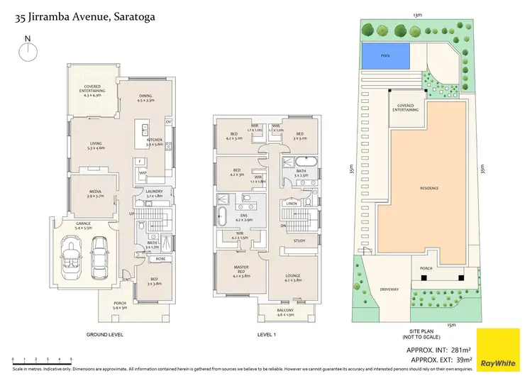 Floorplan of Homely house listing, 35 Jirramba Avenue, Saratoga NSW 2251