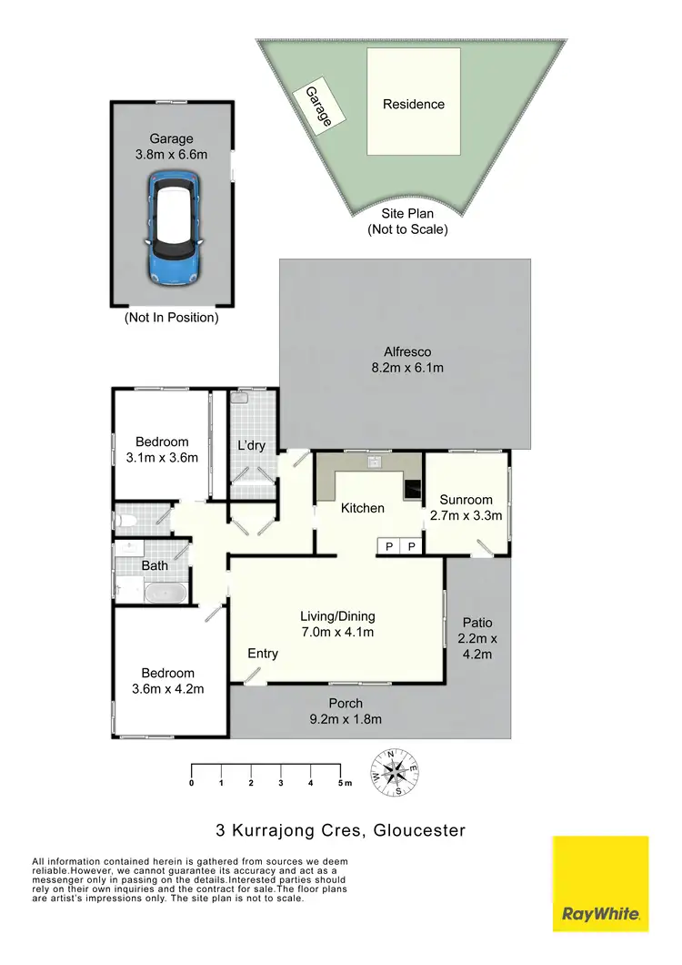 Floorplan of Homely house listing, 3 Kurrajong Crescent, Gloucester NSW 2422