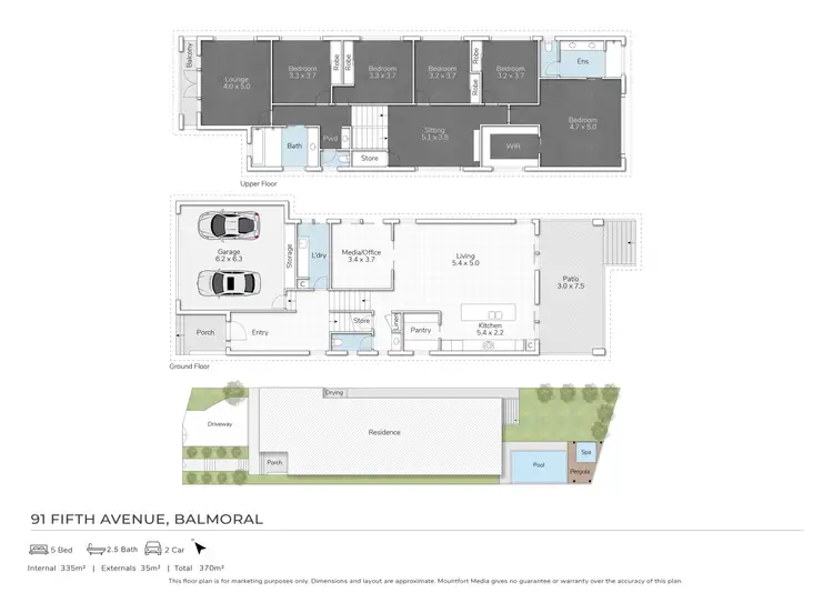 Floorplan of Homely house listing, 91 Fifth Avenue, Balmoral QLD 4171