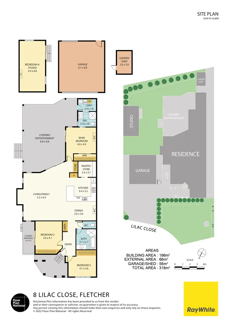 Floorplan of Homely house listing, 8 Lilac Close, Fletcher NSW 2287