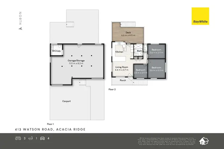 Floorplan of Homely house listing, 413 Watson Road, Acacia Ridge QLD 4110