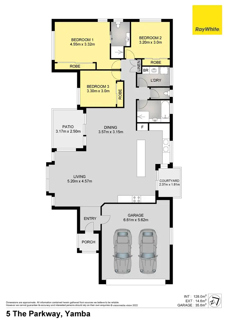Floorplan of Homely house listing, 5 The Parkway, Yamba NSW 2464