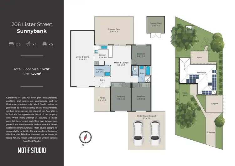 Floorplan of Homely house listing, 206 Lister Street, Sunnybank QLD 4109