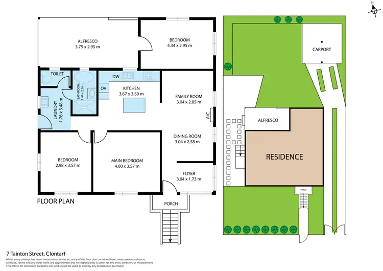Floorplan of Homely house listing, 7 Tainton Street, Clontarf QLD 4019