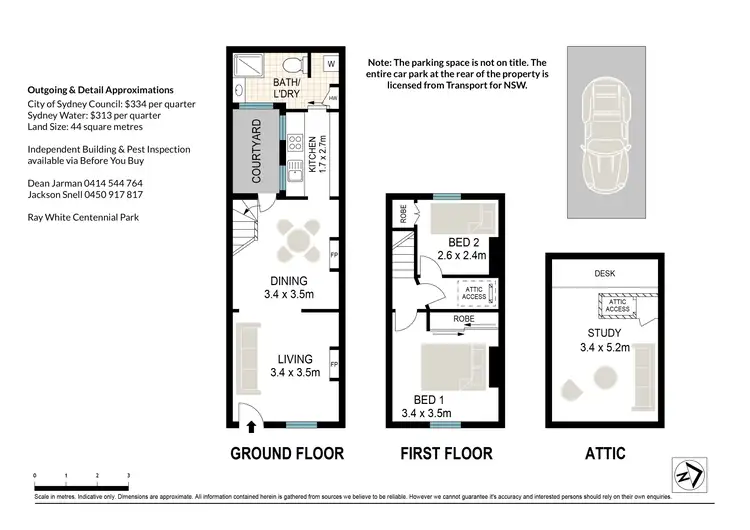 Floorplan of Homely house listing, 6 Kidmans Terrace, Woolloomooloo NSW 2011