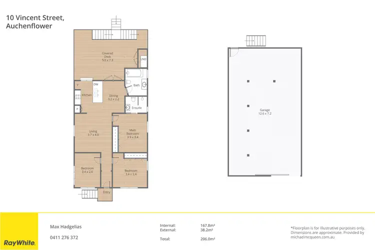 Floorplan of Homely house listing, 10 Vincent Street, Auchenflower QLD 4066
