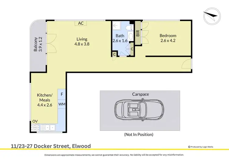 Floorplan of Homely unit listing, 11/23-27 Docker Street, Elwood VIC 3184