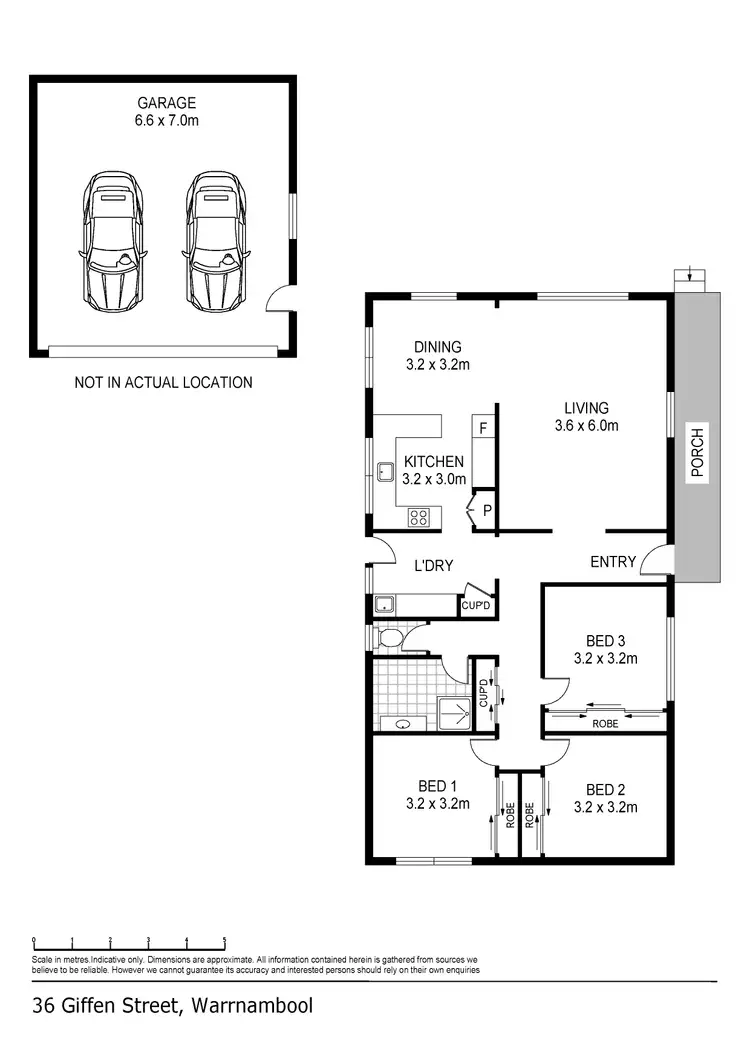 Floorplan of Homely house listing, 36 Giffen Street, Warrnambool VIC 3280
