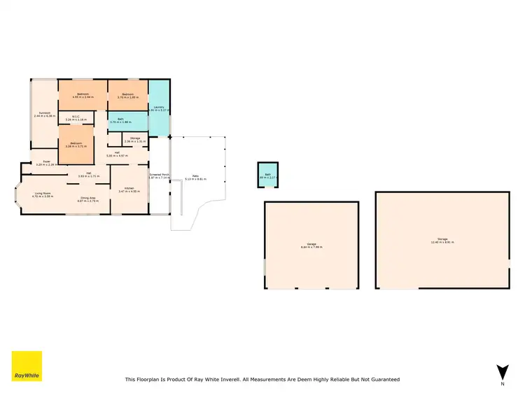 Floorplan of Homely rural property listing, 631 Bonshaw Road, Inverell NSW 2360