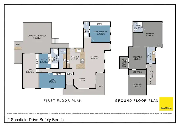 Floorplan of Homely house listing, 2 Schofield Drive, Safety Beach NSW 2456