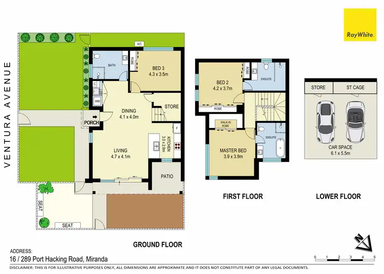 Floorplan of Homely townhouse listing, 16/289 Port Hacking Road, Miranda NSW 2228