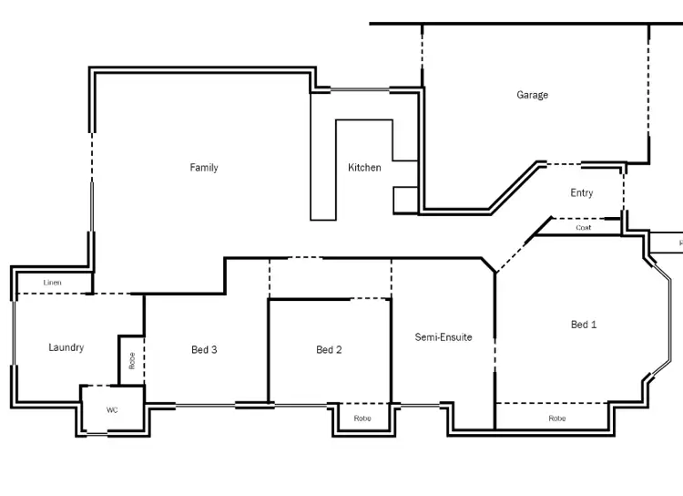Floorplan of Homely house listing, 3b Fletcher Street, Rockingham WA 6168