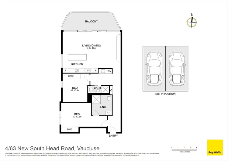 Floorplan of Homely apartment listing, 4/63 New South Head Road, Vaucluse NSW 2030