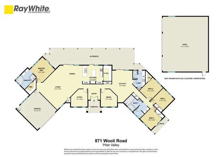 Floorplan of Homely rural property listing, 871 Wooli Road, Pillar Valley NSW 2462