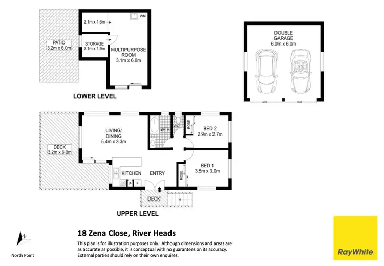 Floorplan of Homely house listing, 18 Zena Close, River Heads QLD 4655