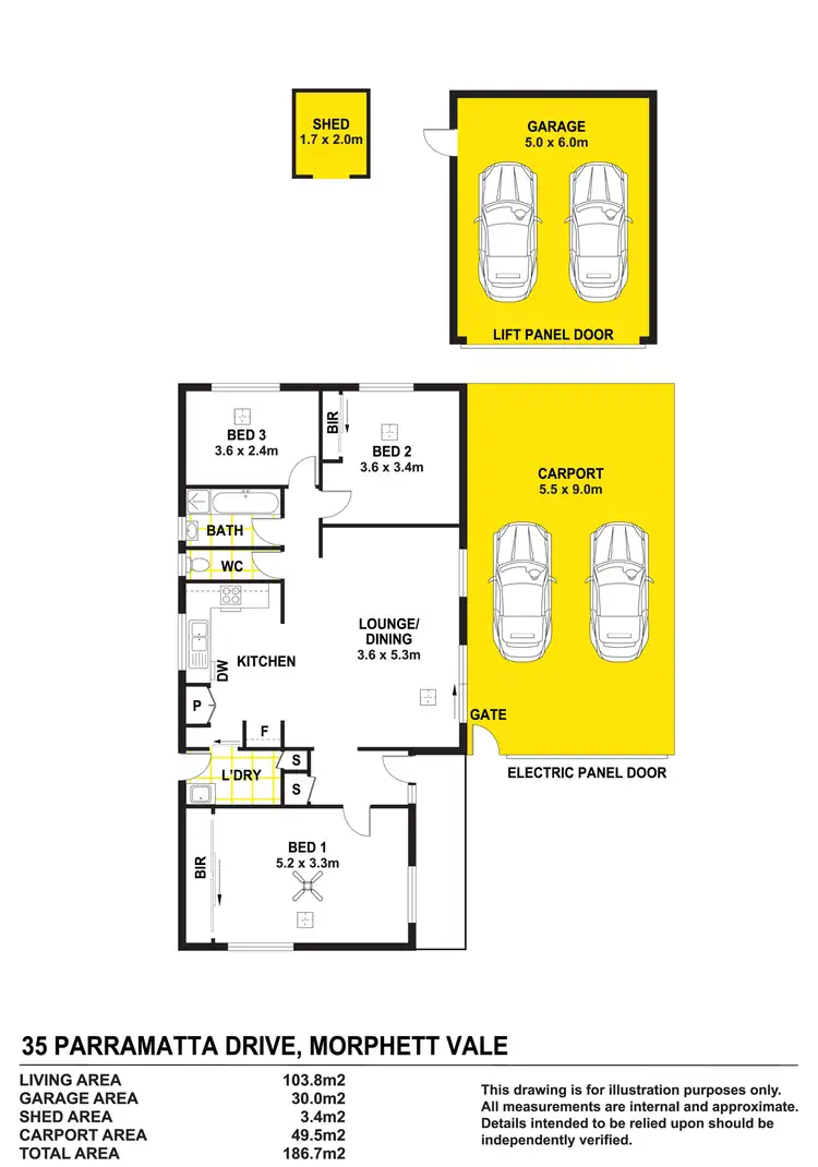 Floorplan of Homely house listing, 35 Parramatta Drive, Morphett Vale SA 5162
