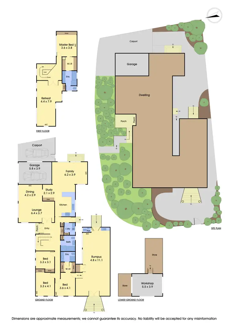 Floorplan of Homely house listing, 80 Glen Tower Drive, Glen Waverley VIC 3150